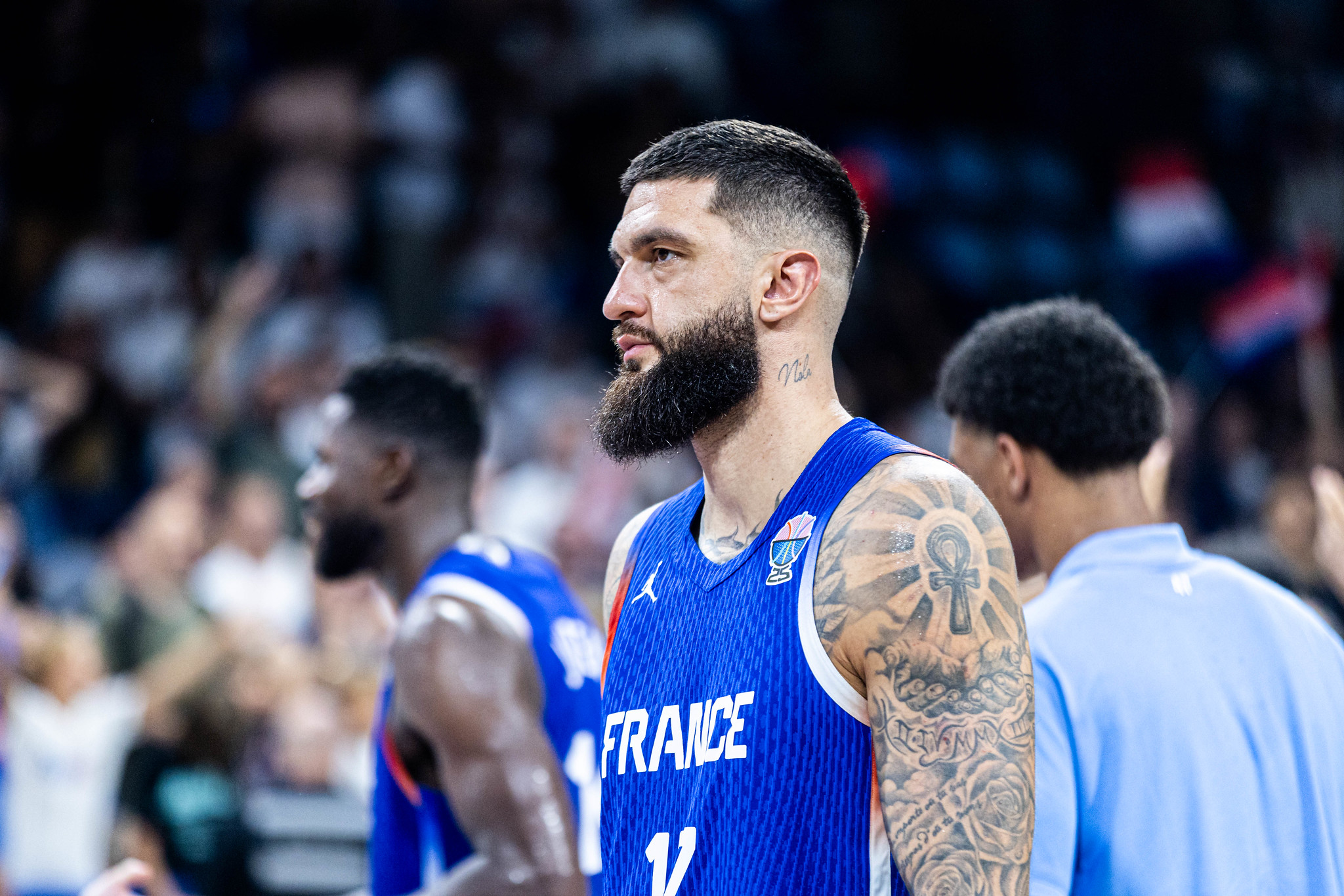 Équipe de France - Pour le 2e match de préparation contre l'Espagne, les Bleus auront de nouveau des joueurs au repos. Après Isaïa Cordinier lors de l'acte I, c'est cette fois Vincent Poirier et Zaccharie Risacher qui sont préservés pour la rencontre à Bercy.