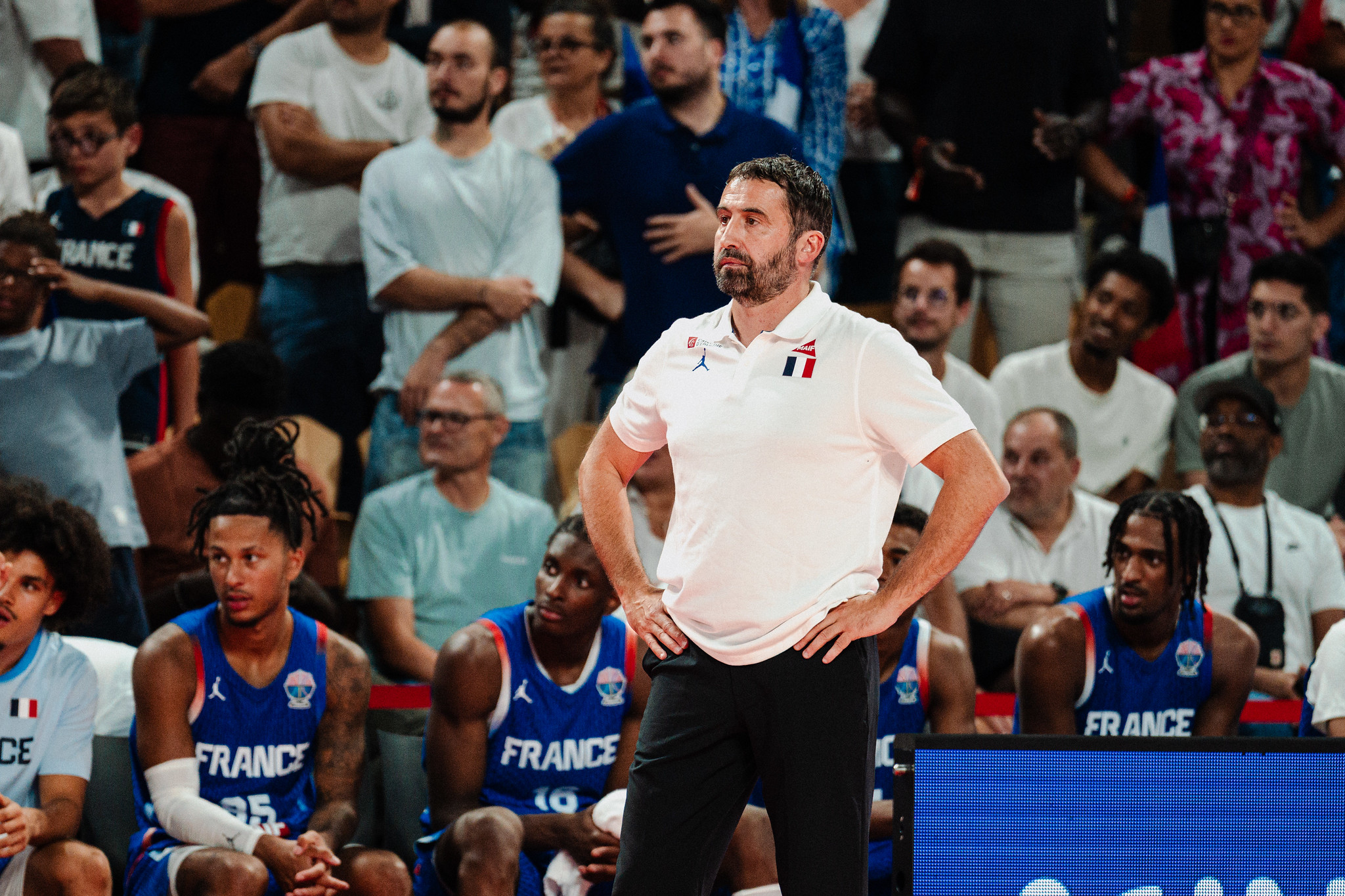 Frédéric Fauthoux entrevoit toujours des perspectives d’amélioration pour les Bleus, qui ont répondu présents dans certains registres.