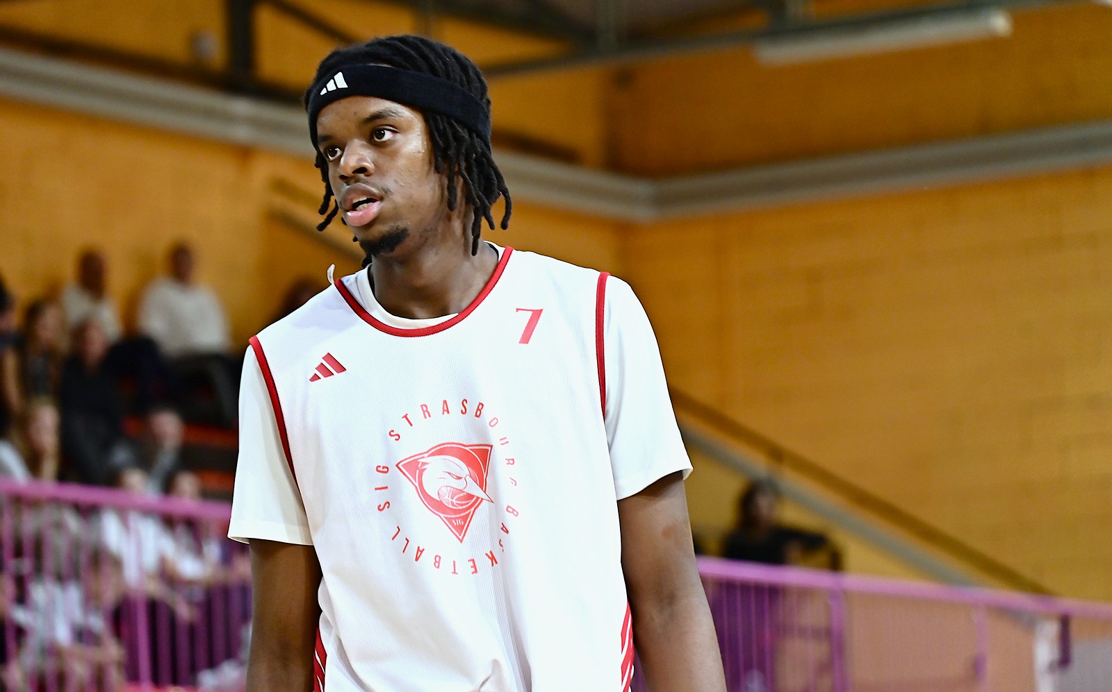 Adama Bal n'a tourné qu'à 3,4 points de moyenne avec la SIG Strasbourg en préparation