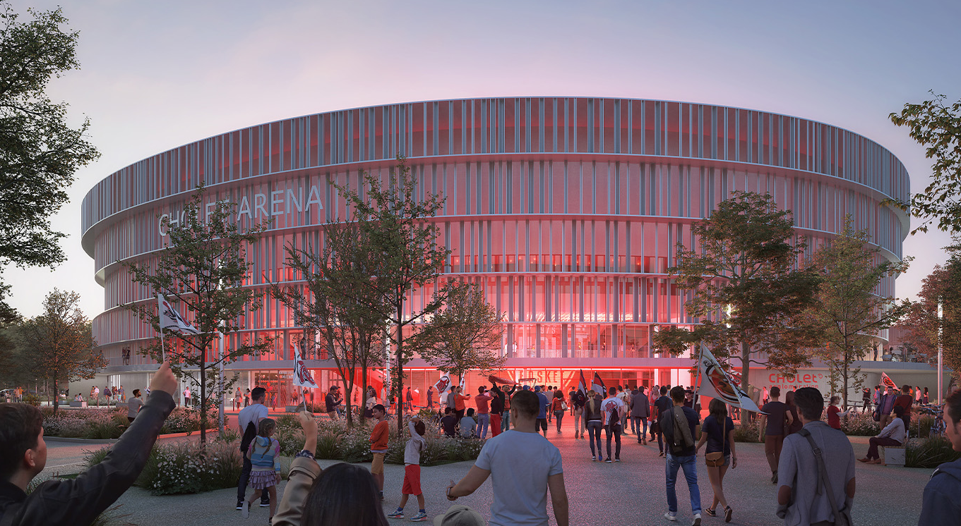 Le Palais des sports Cholet Agglomération, futur antre de Cholet Basket.