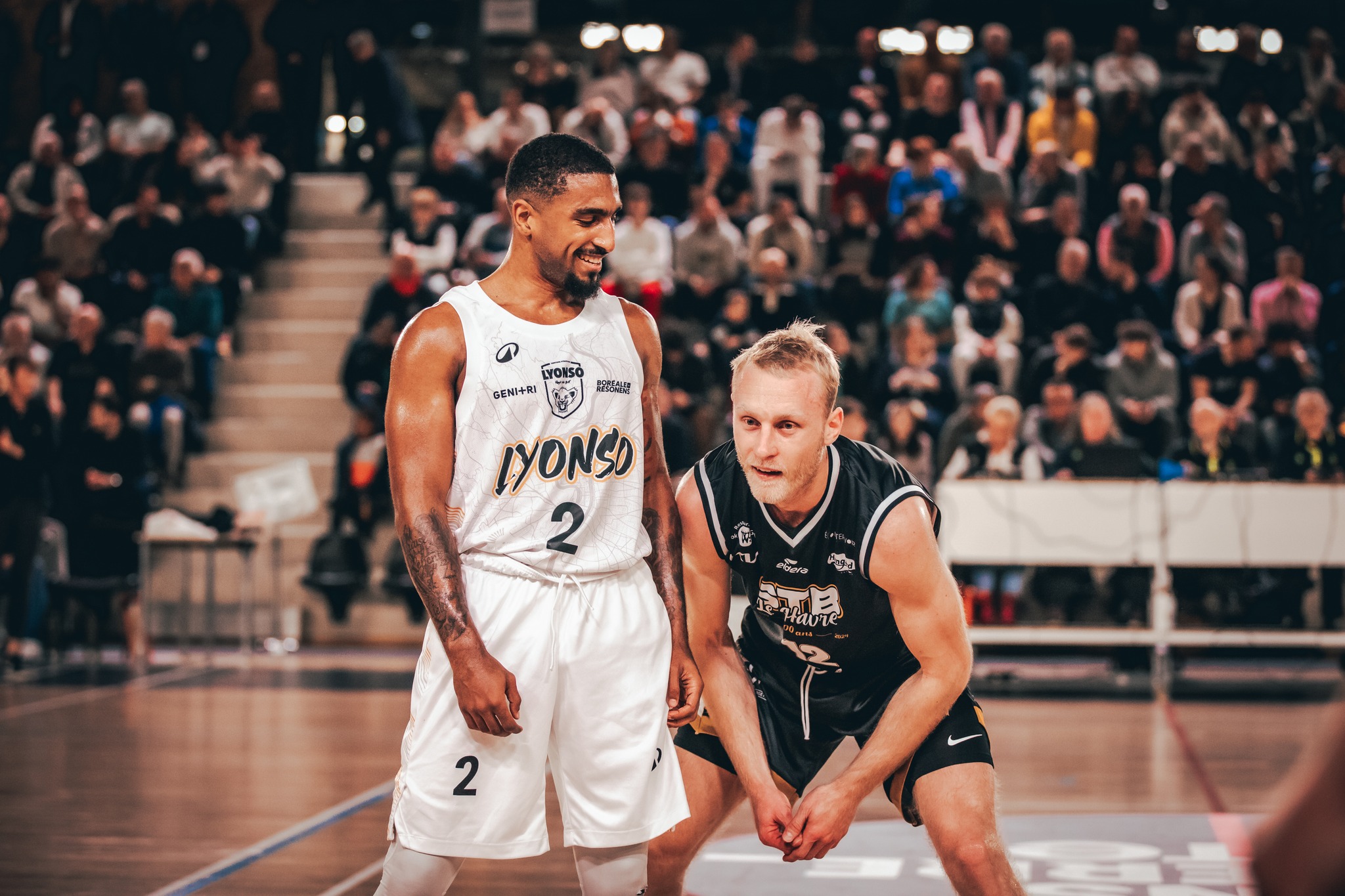 Darhius Nunn, ici à gauche, en préparation