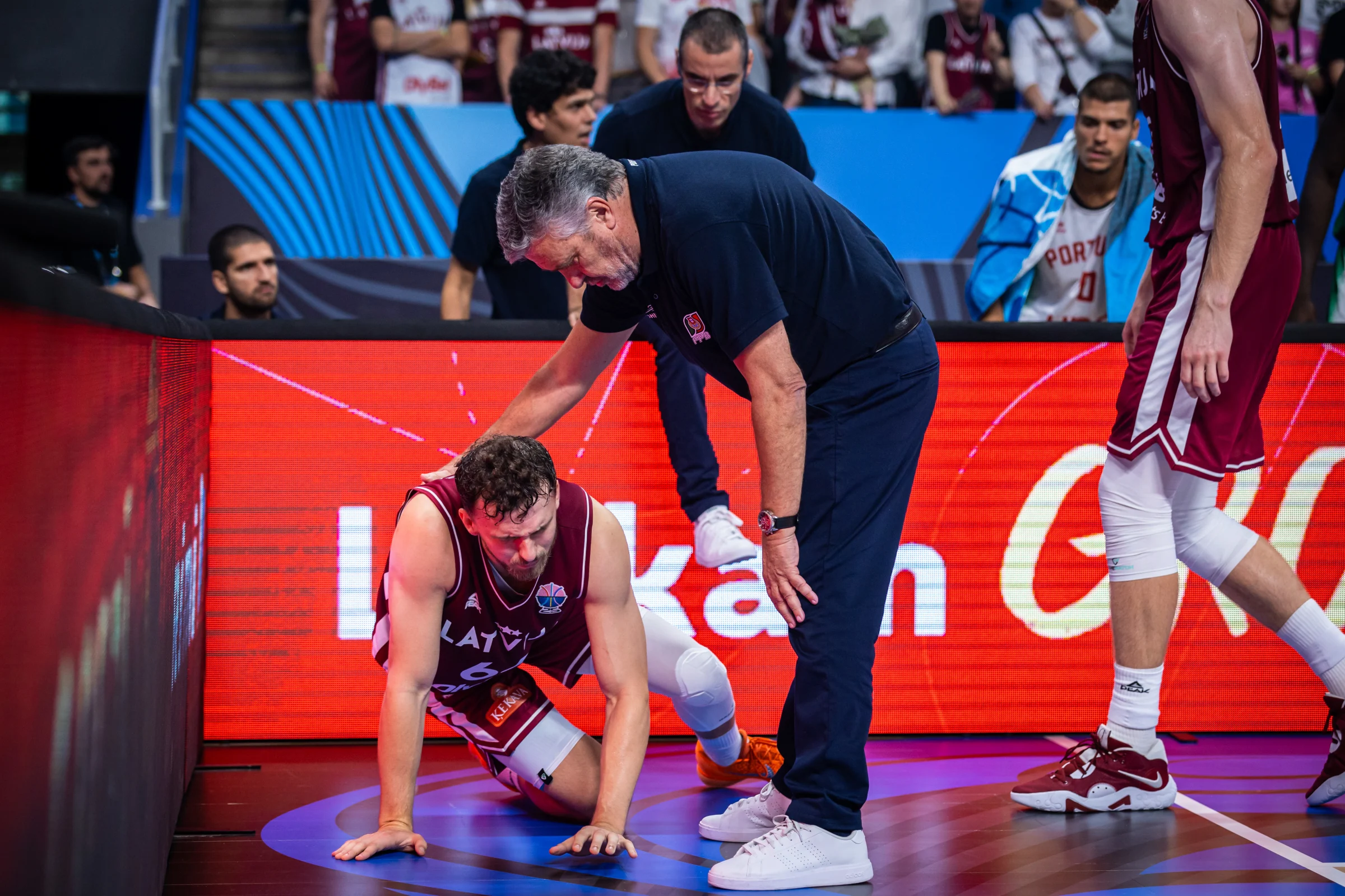 Kristers Zoriks est sorti sur blessure lors de Lettonie - Portugal