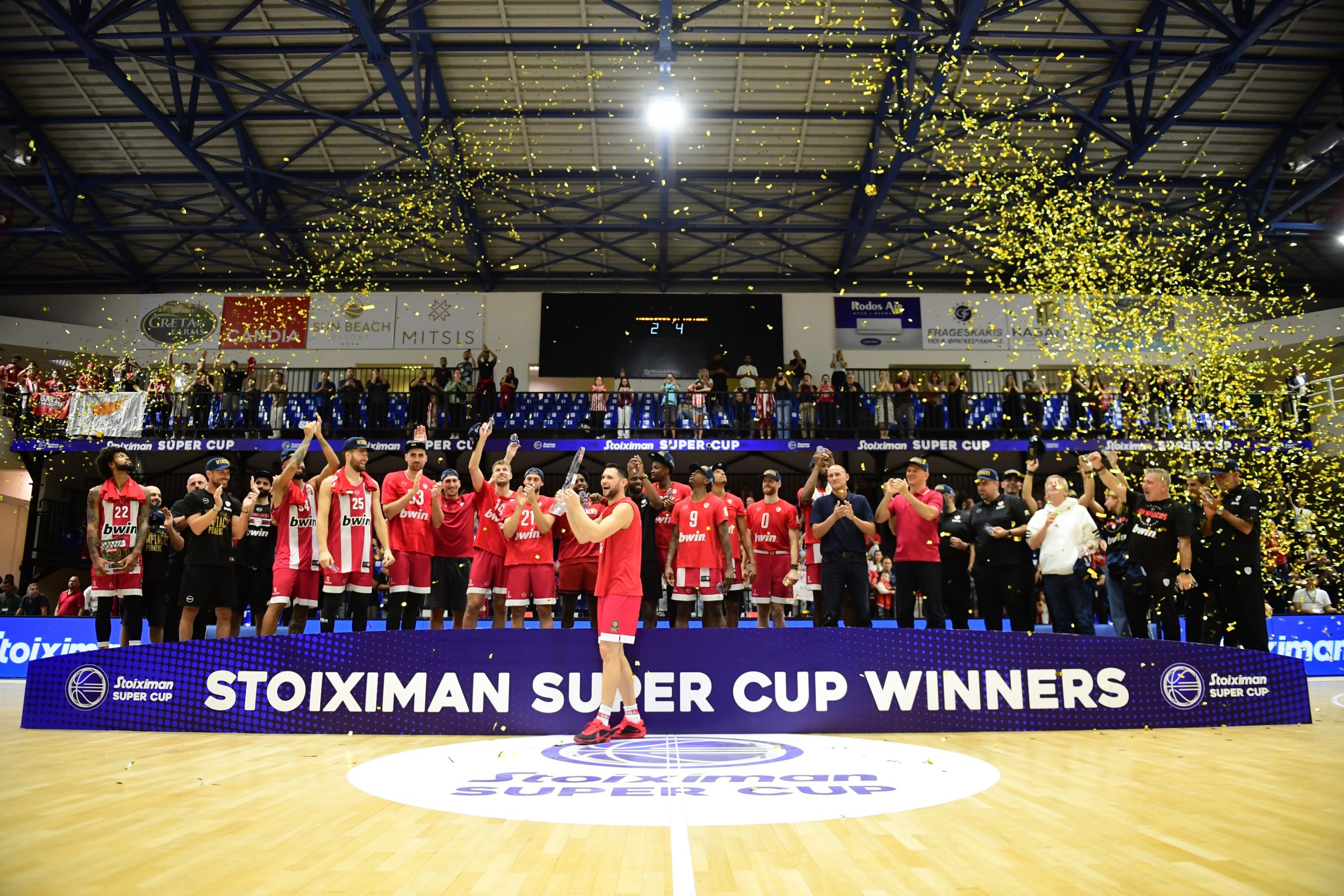 L'Olympiakos a remporté la SuperCoupe de Grèce