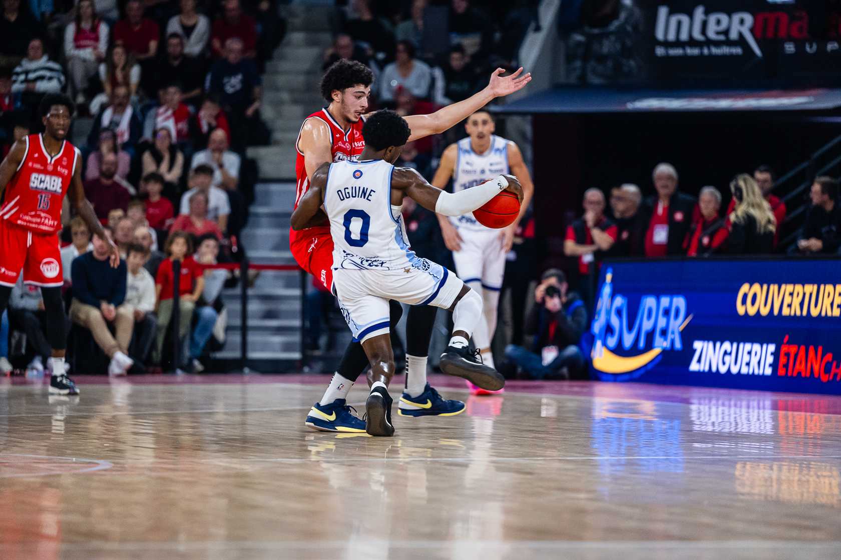 Michael Oguine played at Roanne until March