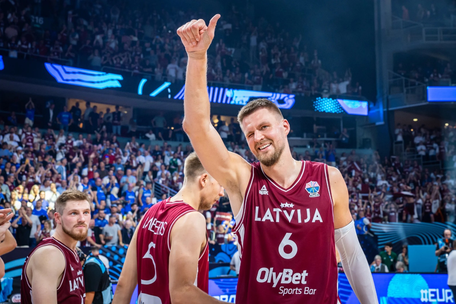 Battue par la Turquie lors de son premier match, la Lettonie s’est relancée à Riga en battant l’Estonie, avec un Porzingis décisif.