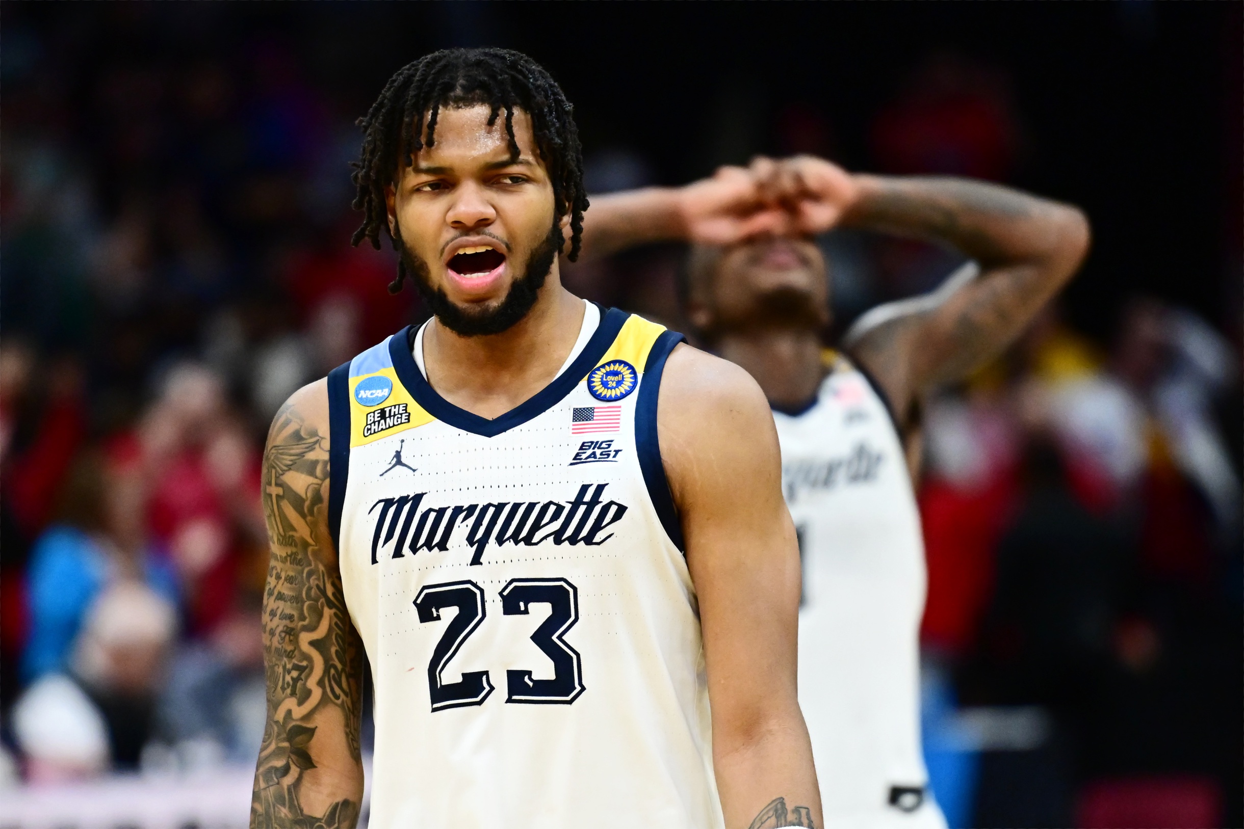David Joplin, ici lors de la March Madness 2025, va passer pro au BCM Gravelines-Dunkerque