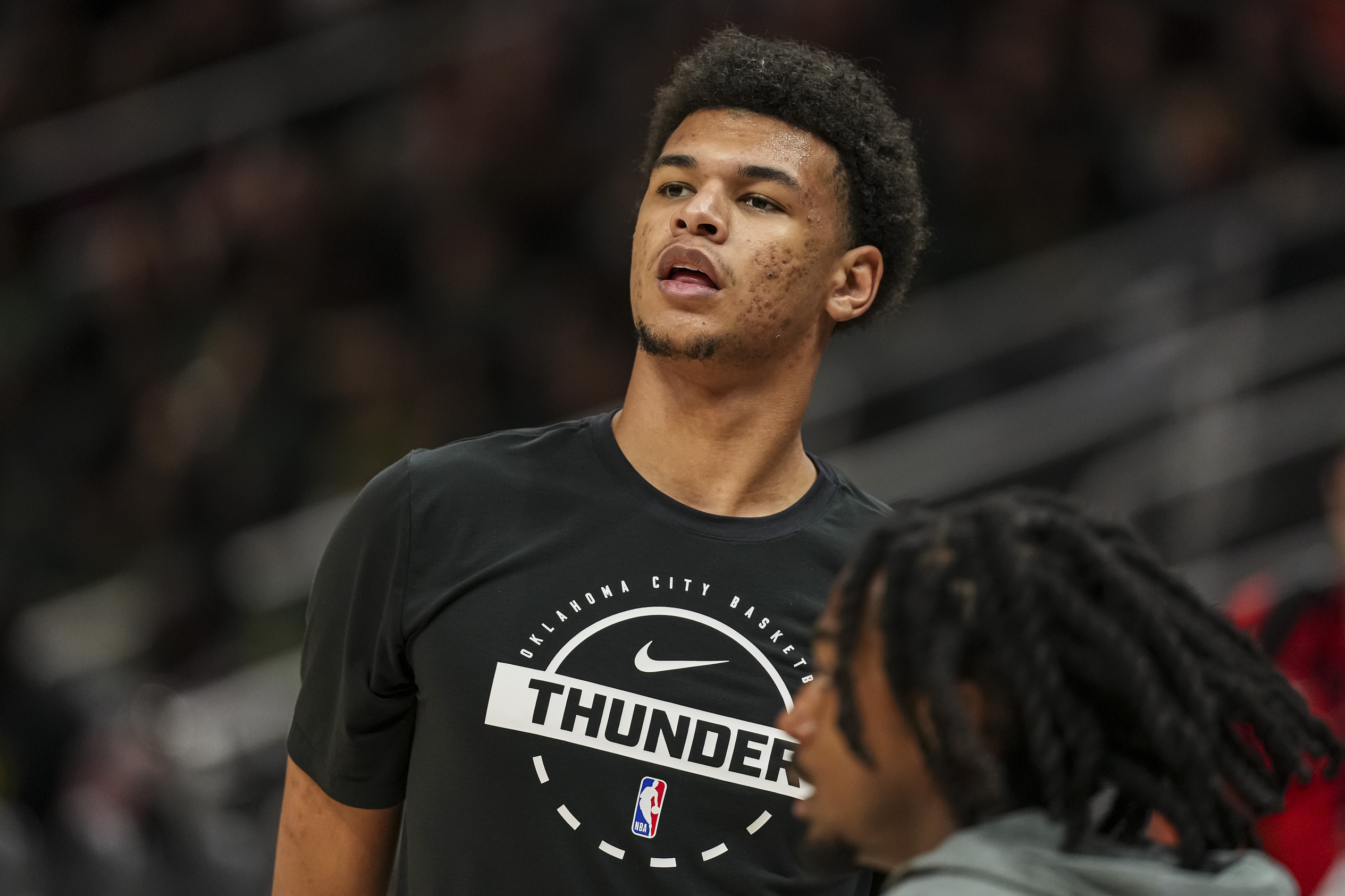 L'ailier français Ousmane Dieng s’est blessé au mollet dès la première mi-temps du match facilement remporté par OKC face aux Pelicans.